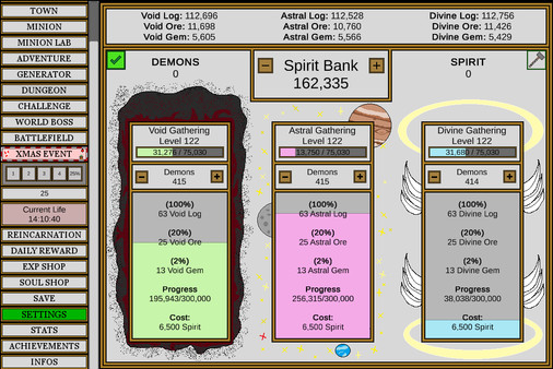 Wizard And Minion Idle gameplay screenshot