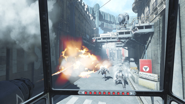 Wolfenstein: Cyberpilot Deutsche Version gameplay screenshot