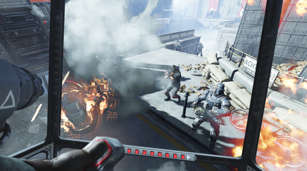 Wolfenstein: Cyberpilot Deutsche Version gameplay screenshot