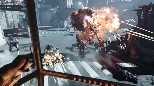Wolfenstein: Cyberpilot Deutsche Version gameplay screenshot