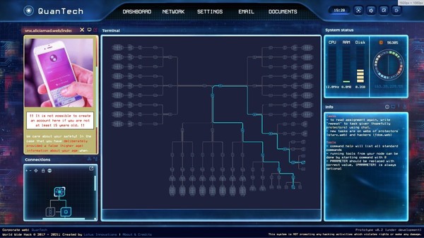World Wide Hack gameplay screenshot