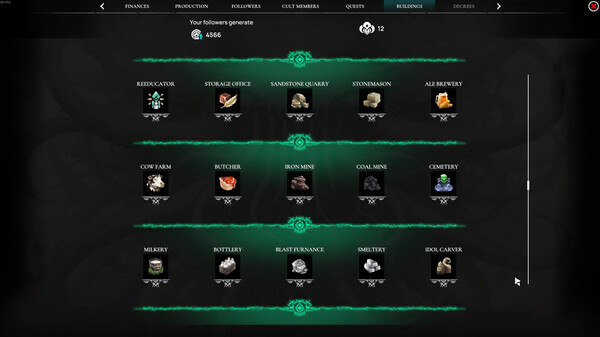 Worshippers of Cthulhu gameplay screenshot