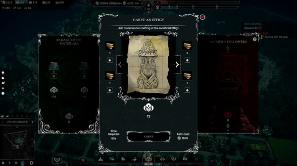 Worshippers of Cthulhu gameplay screenshot