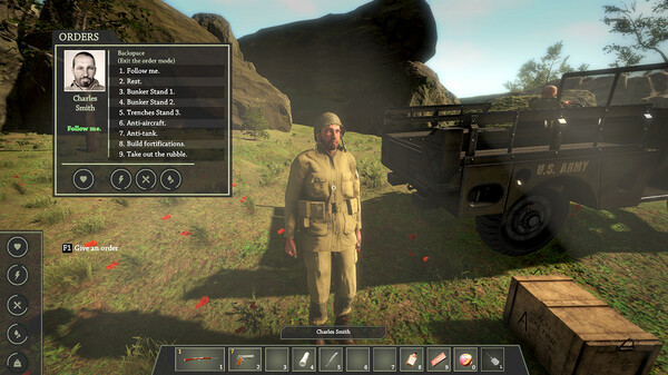 WW2: Bunker Simulator gameplay screenshot