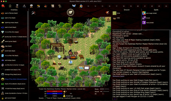Wyvern gameplay screenshot