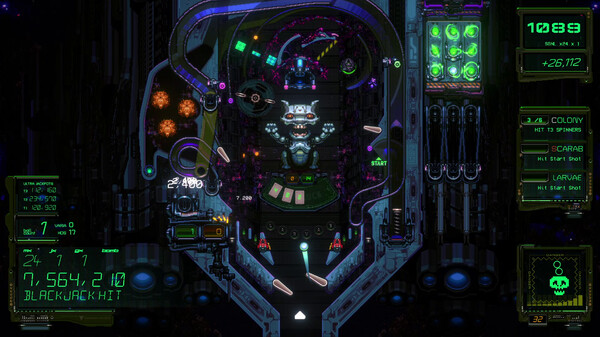 XENOTILT: HOSTILE PINBALL ACTION gameplay screenshot