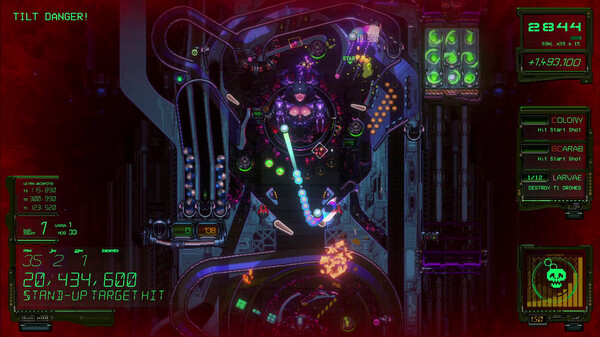 XENOTILT: HOSTILE PINBALL ACTION gameplay screenshot