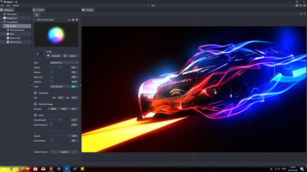 XWallpaper gameplay screenshot