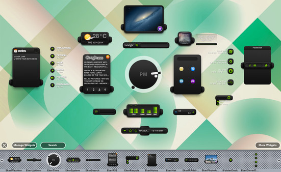 XWidget gameplay screenshot