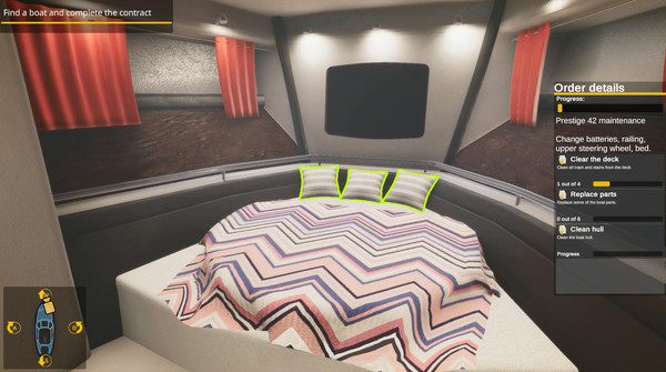 Yacht Mechanic Simulator gameplay screenshot