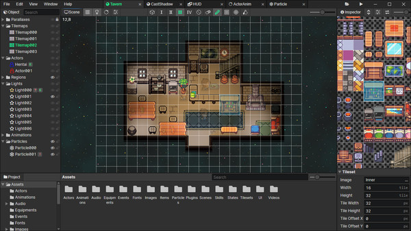 Yami RPG Editor gameplay screenshot
