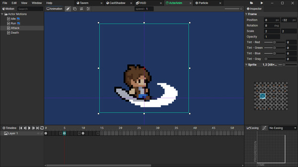 Yami RPG Editor gameplay screenshot
