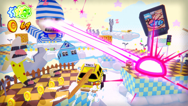 Yellow Taxi Goes Vroom gameplay screenshot