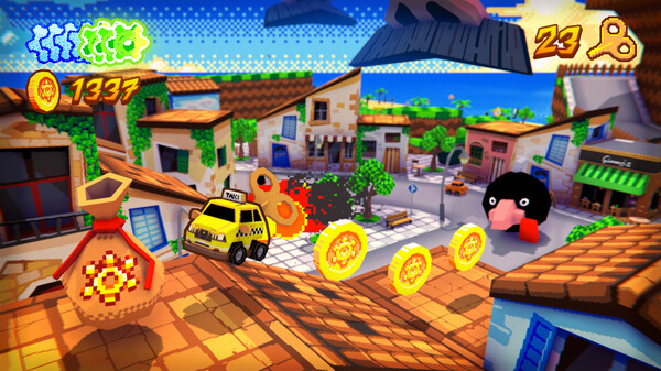 Yellow Taxi Goes Vroom gameplay screenshot