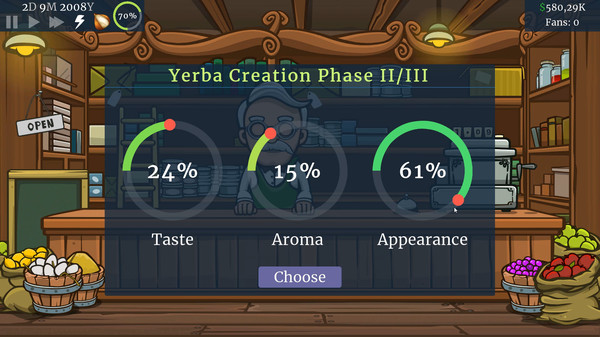 Yerba Mate Tycoon gameplay screenshot