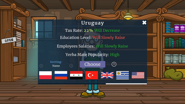 Yerba Mate Tycoon gameplay screenshot