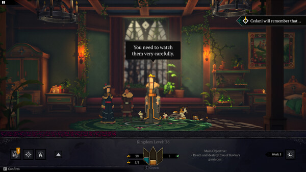 Yes, Your Grace 2: Snowfall gameplay screenshot