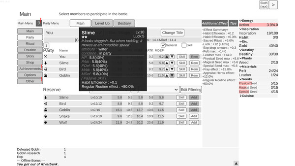 Your Chronicle gameplay screenshot