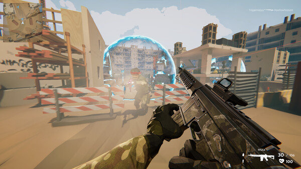 Zero Grounds gameplay screenshot