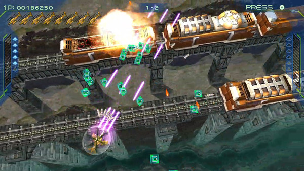 ZERO GUNNER 2- gameplay screenshot