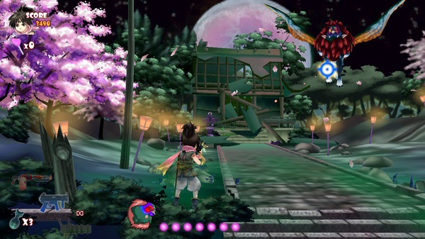 Zombie Panic In Wonderland DX gameplay screenshot
