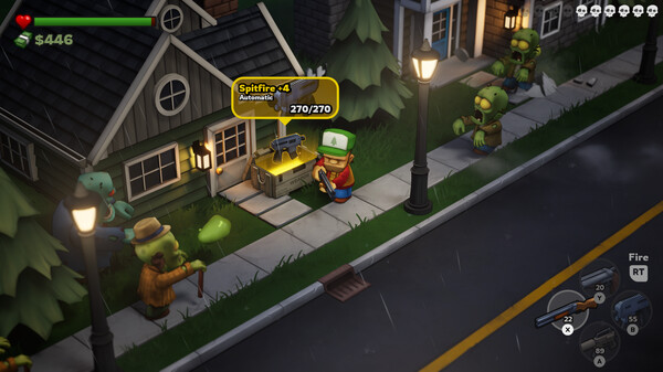 Zombieville USA 3D gameplay screenshot