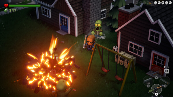 Zombieville USA 3D gameplay screenshot