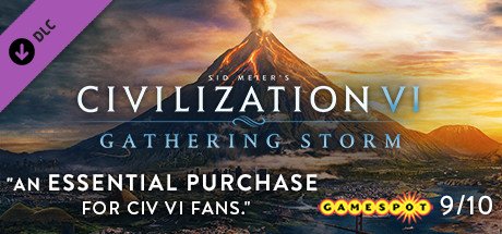 Sid Meier's Civilization VI: Gathering Storm cover