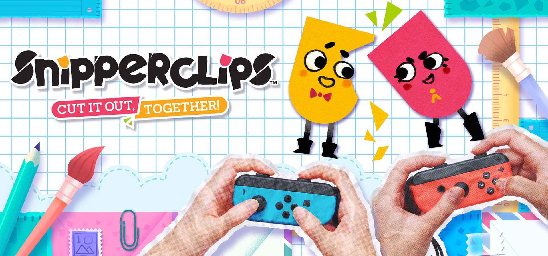 Snipperclips – Cut it out, together! Nintendo Switch cover