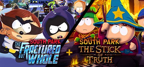 South Park The Fractured But Whole + South Park The Stick of Truth DE/AT cover