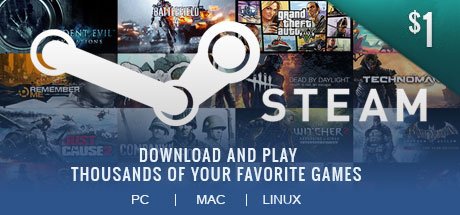 Steam Wallet 1 USD GLOBAL cover