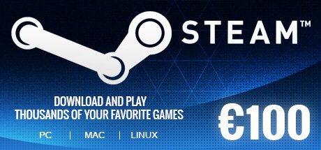 Steam Wallet 100 EUR GLOBAL cover