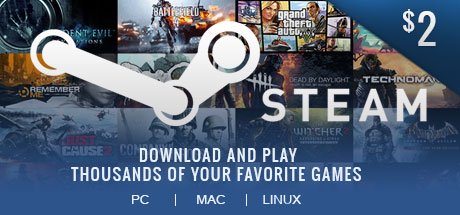 Steam Wallet 2 USD GLOBAL cover