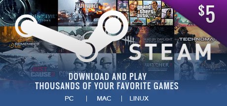 Steam Wallet 5 USD GLOBAL cover