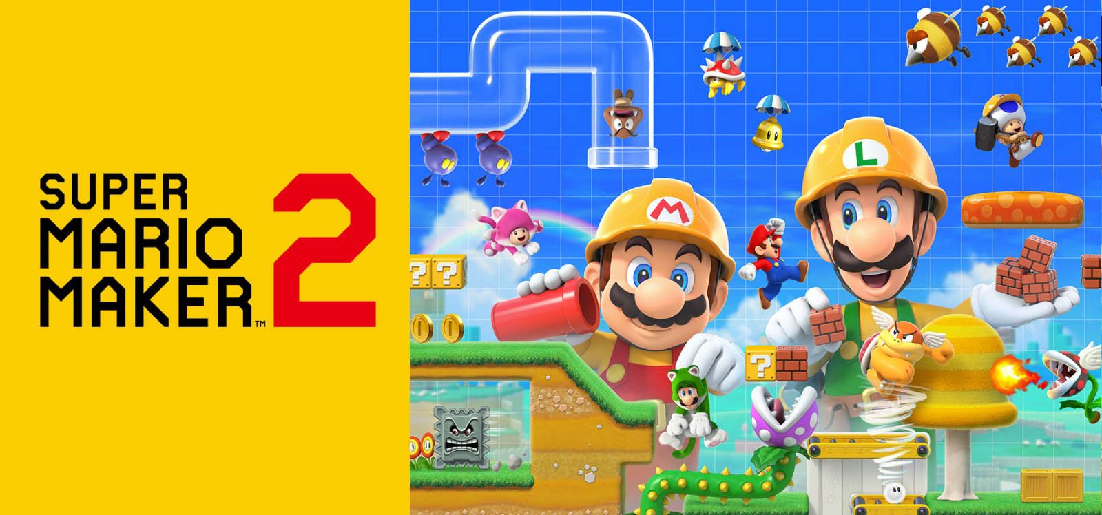 Super Mario Maker 2 Nintendo Switch cover