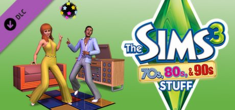 The Sims 3 70's, 80's and 90's cover