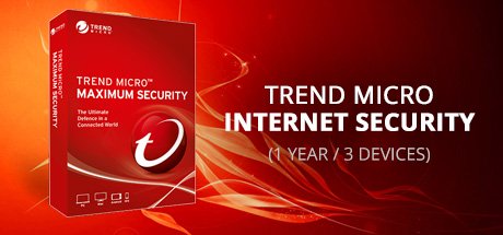 Trend Micro Maximum Security 3 Devices 1 Year cover